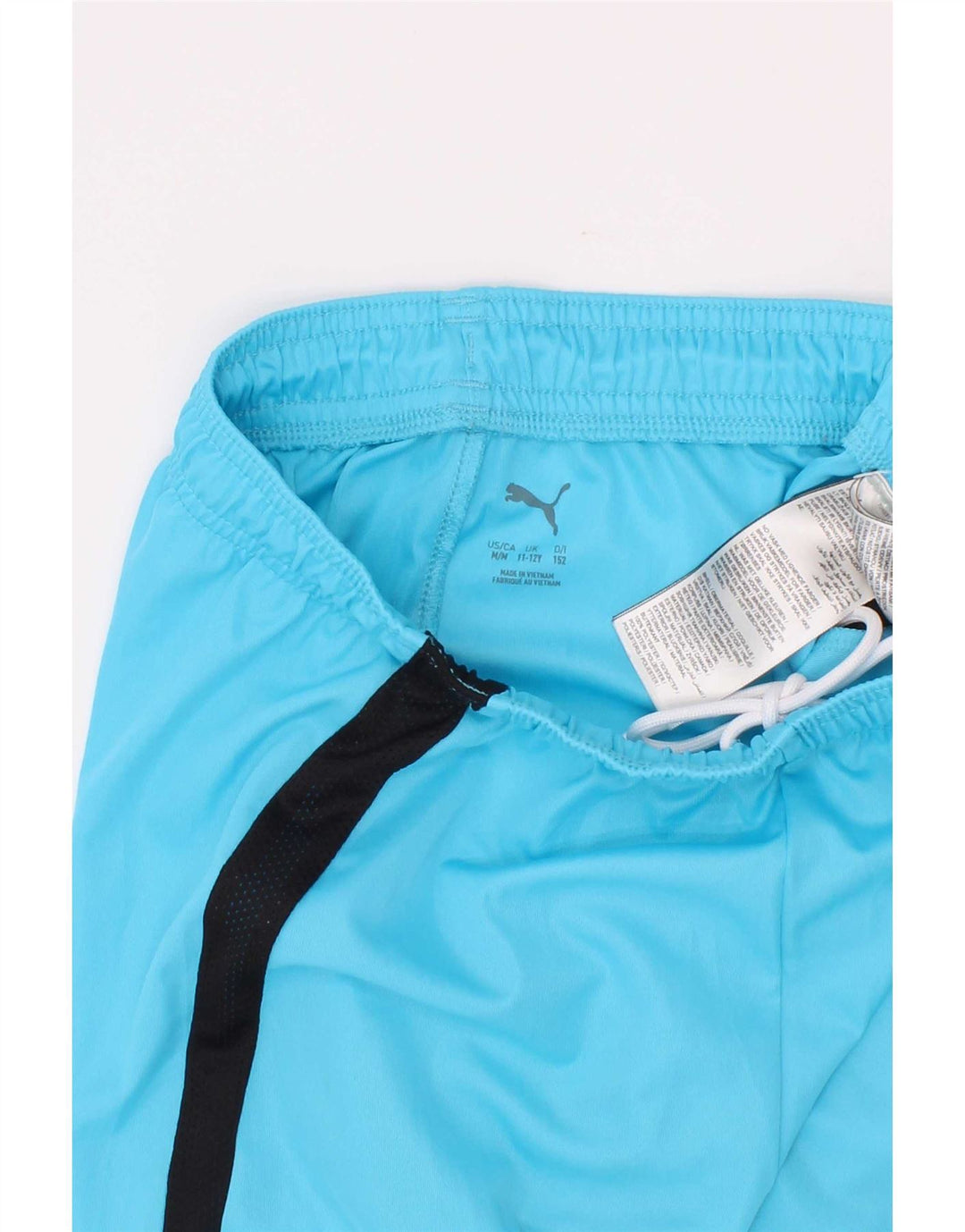 Puma Boys Sport Shorts 11-12 Years Blue Colourblock Polyester