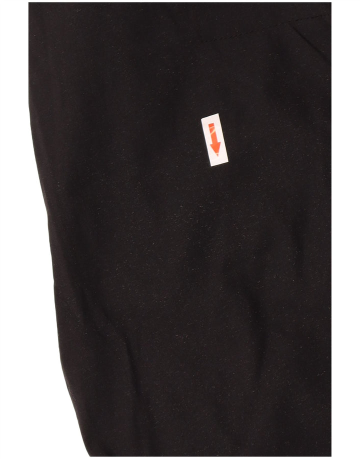 Eddie Bauer Mens Straight Cargo Trousers W34 L30 Black Nylon