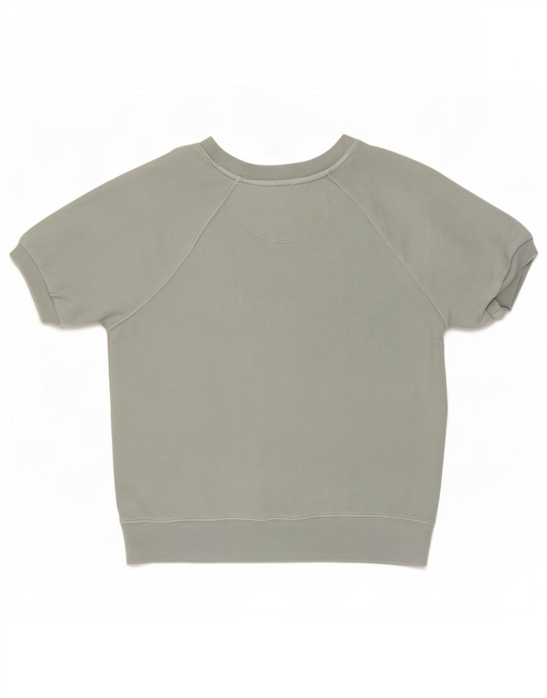 Gap Womens Short Sleeve Sweatshirt Jumper UK 14 Medium Green Cotton
