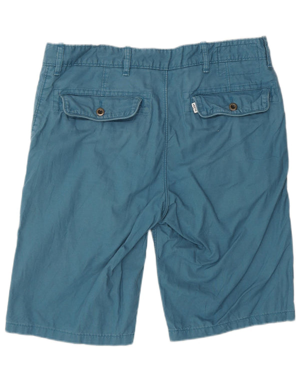 LEVI'S Womens Chino Shorts W32 Large Blue Cotton