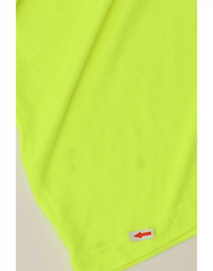 CAT Mens Graphic T-Shirt Top 3XL Green Polyester