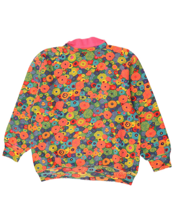 Best Company Womens Sweatshirt Jumper US 8 Medium Multicoloured Floral