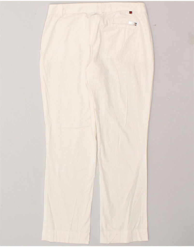 CONTE OF FLORENCE Womens Slim Chino Trousers IT 40 Small W30 L27  White Vintage Conte of Florence and Second-Hand Conte of Florence from Messina Hembry 