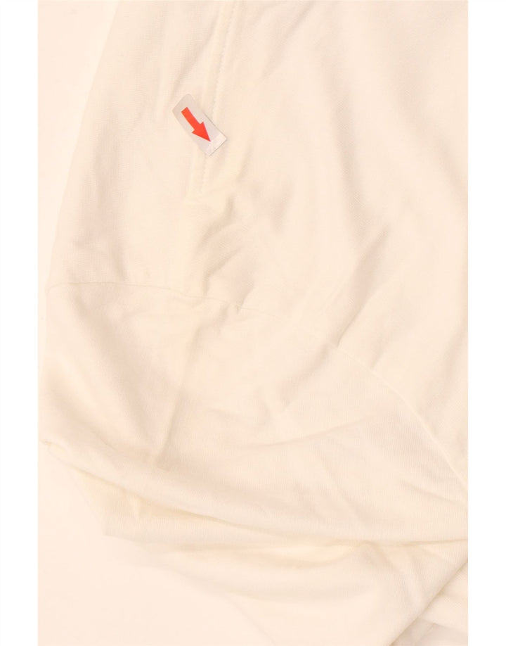 Hugo Boss Mens Graphic Sweatshirt Jumper Medium White Cotton