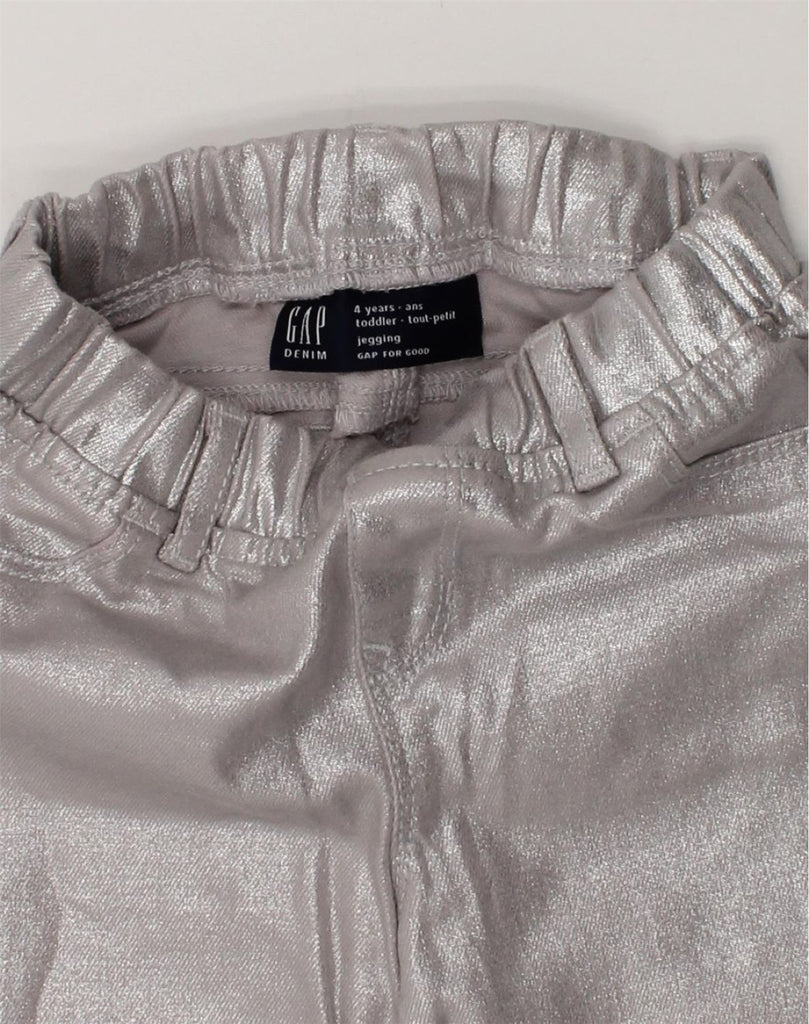 GAP Girls Jegging Jeans 3-4 Years W18 L15 Silver | Vintage Gap | Thrift | Second-Hand Gap | Used Clothing | Messina Hembry 