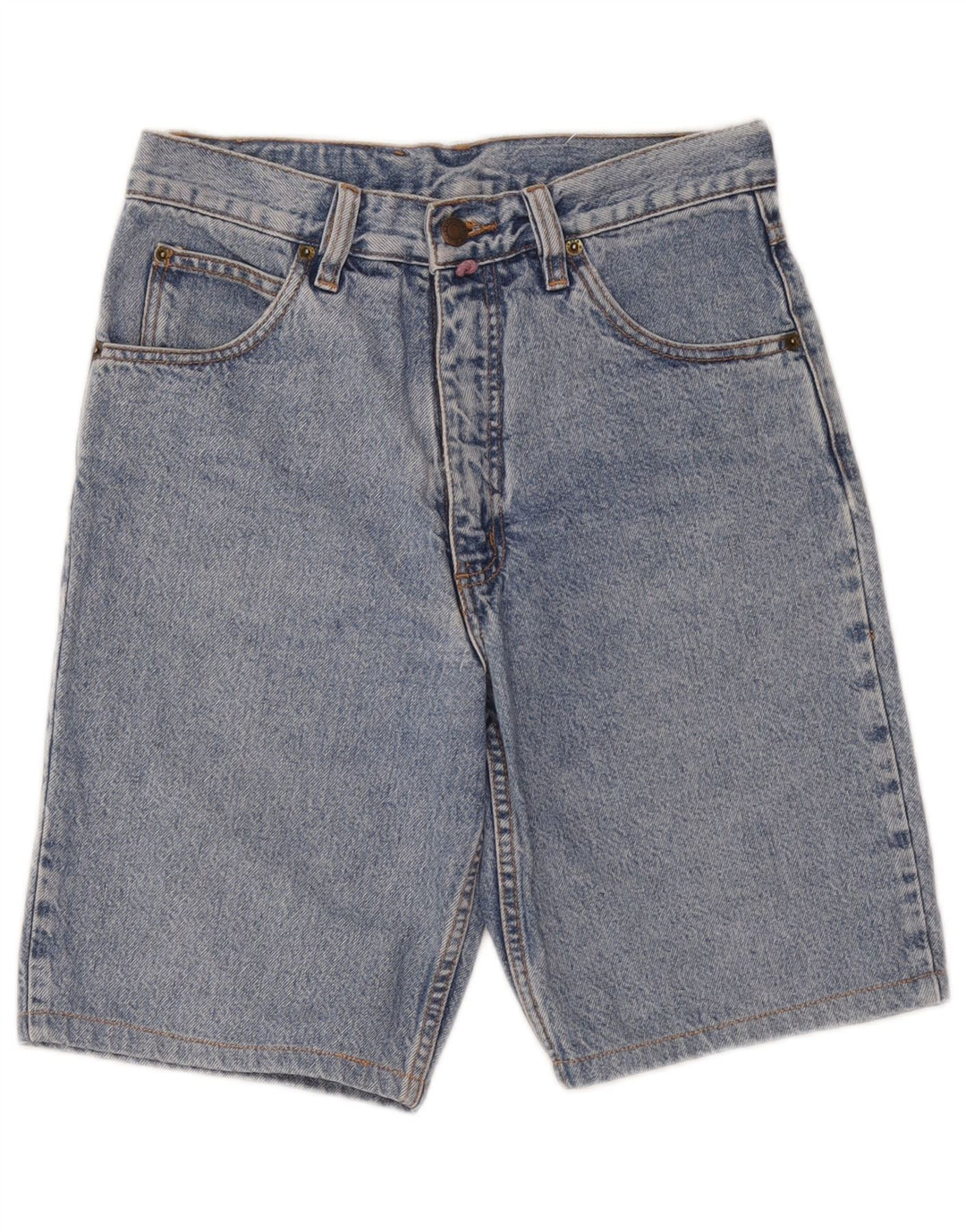Vintage Mens Denim Shorts W30 Medium Blue Cotton