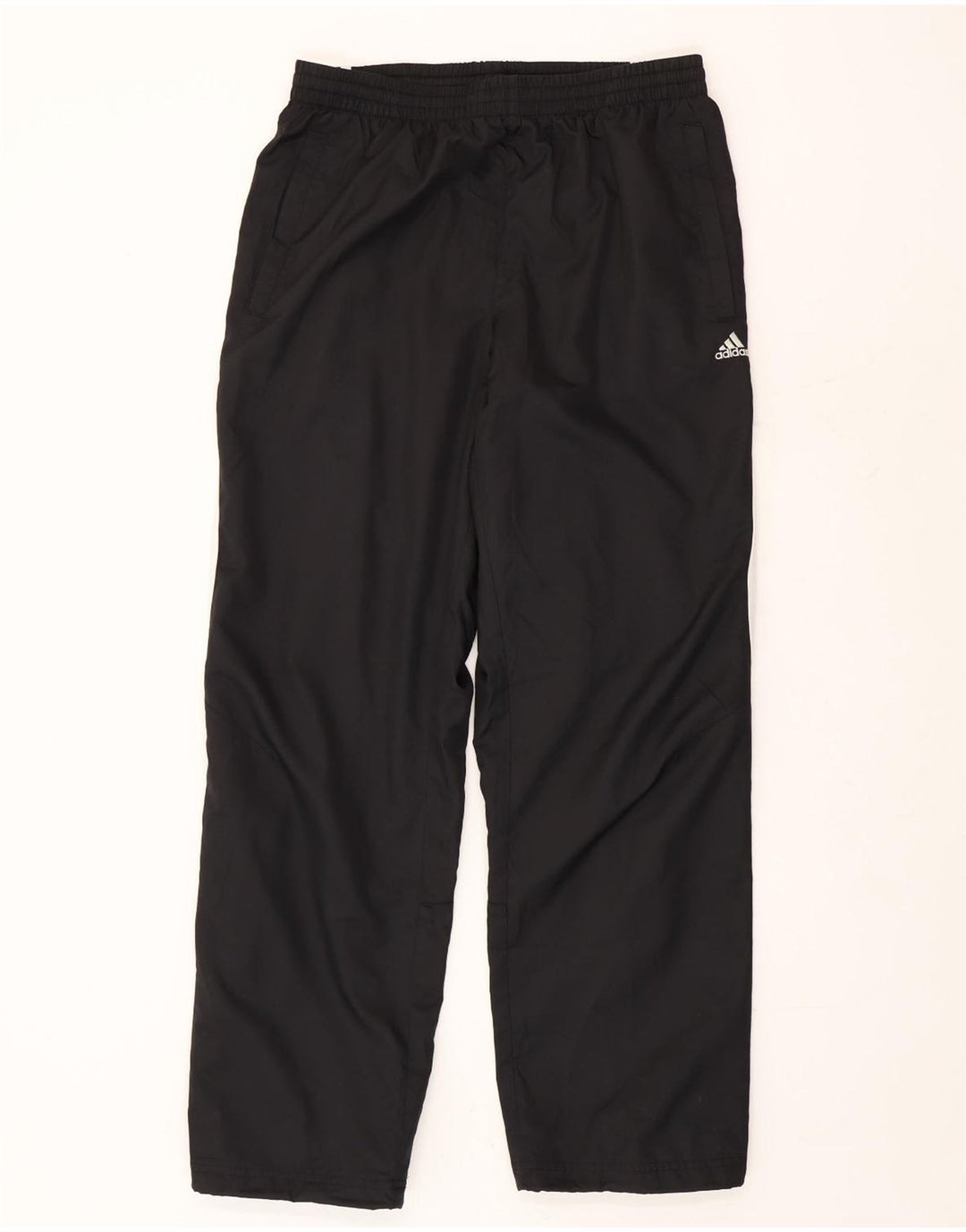 Adidas Mens Tracksuit Trousers Medium Black Polyester