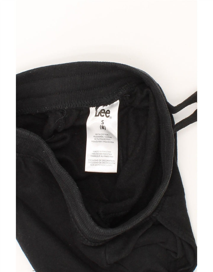 LEE Boys Tracksuit Trousers Joggers 7-8 Years Small Black Cotton Vintage Lee and Second-Hand Lee from Messina Hembry 