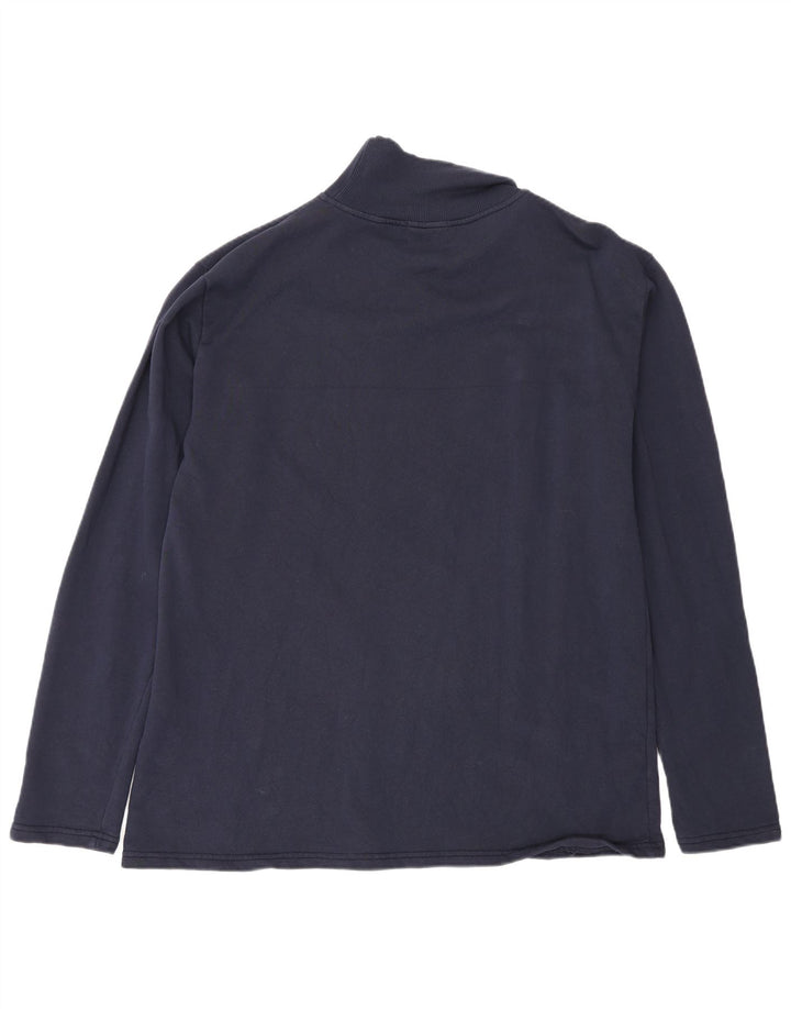Converse Mens Graphic Top Long Sleeve XL Navy Blue Cotton