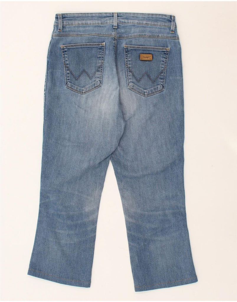 WRANGLER Womens Bootcut Jeans W32 L34  Blue Cotton | Vintage Wrangler | Thrift | Second-Hand Wrangler | Used Clothing | Messina Hembry 