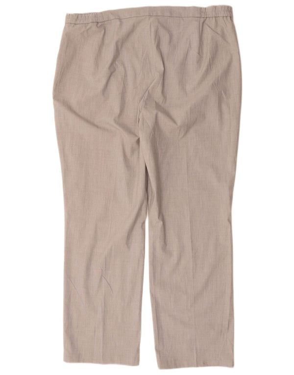 Marks & Spencer Womens Straight Casual Trousers UK 18 XL W36 L29 Grey