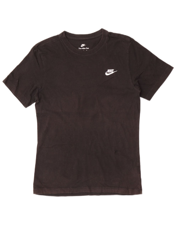 Nike Mens T-Shirt Top Small Black Cotton
