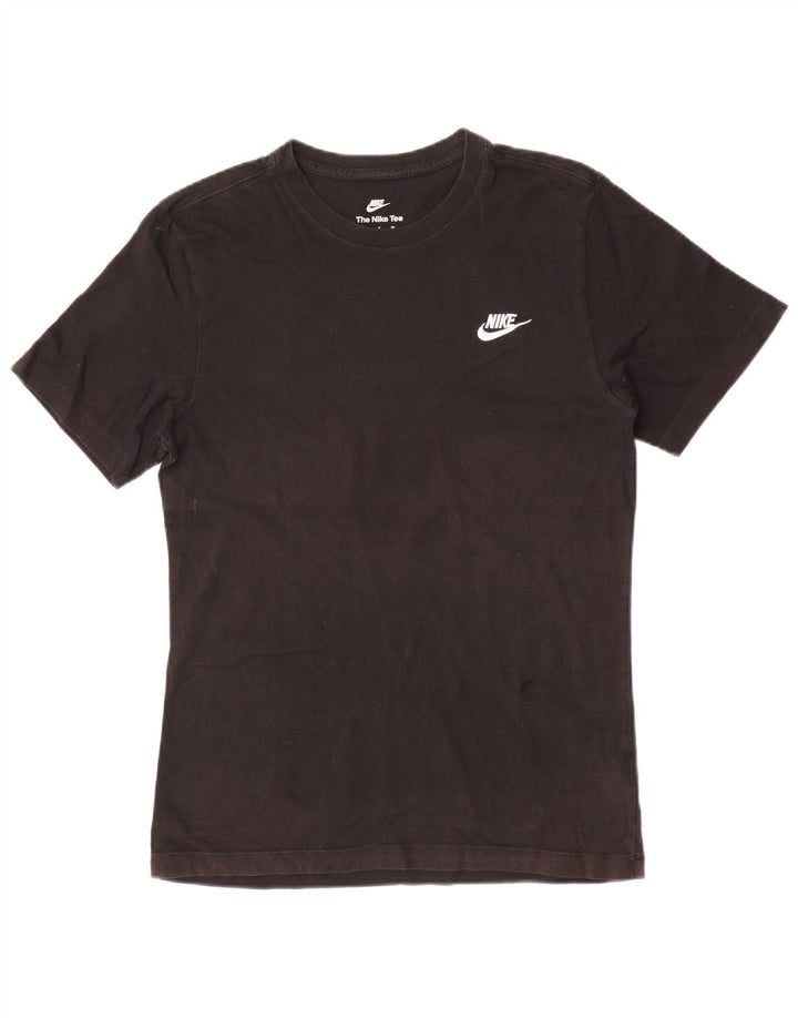 Nike Mens T-Shirt Top Small Black Cotton