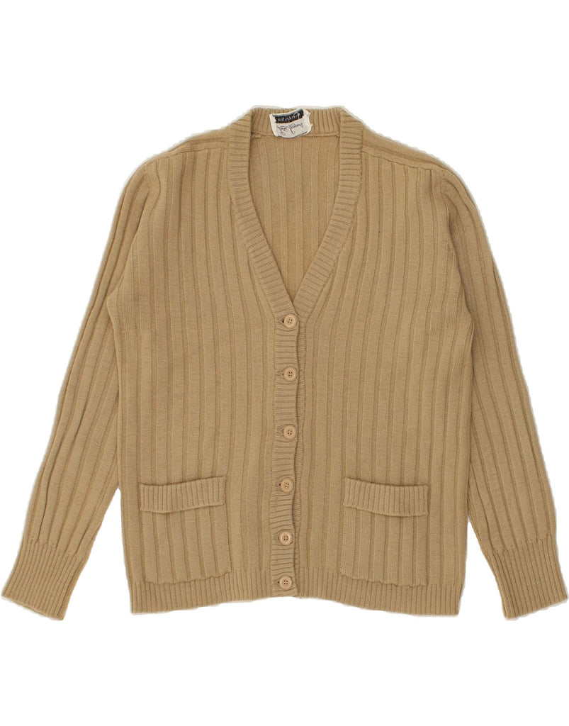 LUISA SPAGNOLI Womens Cardigan Sweater UK 12 Medium Beige Wool | Vintage Luisa Spagnoli | Thrift | Second-Hand Luisa Spagnoli | Used Clothing | Messina Hembry 