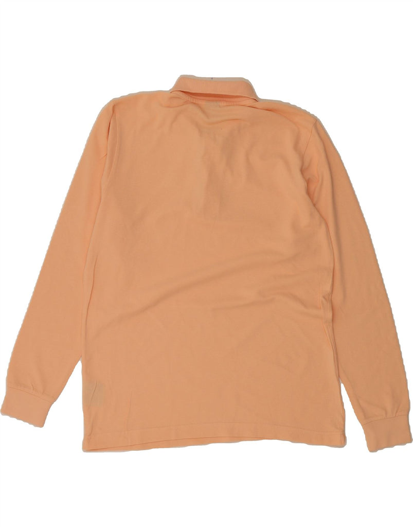 KAPPA Mens Long Sleeve Polo Shirt Medium Pink Cotton Vintage Kappa and Second-Hand Kappa from Messina Hembry 