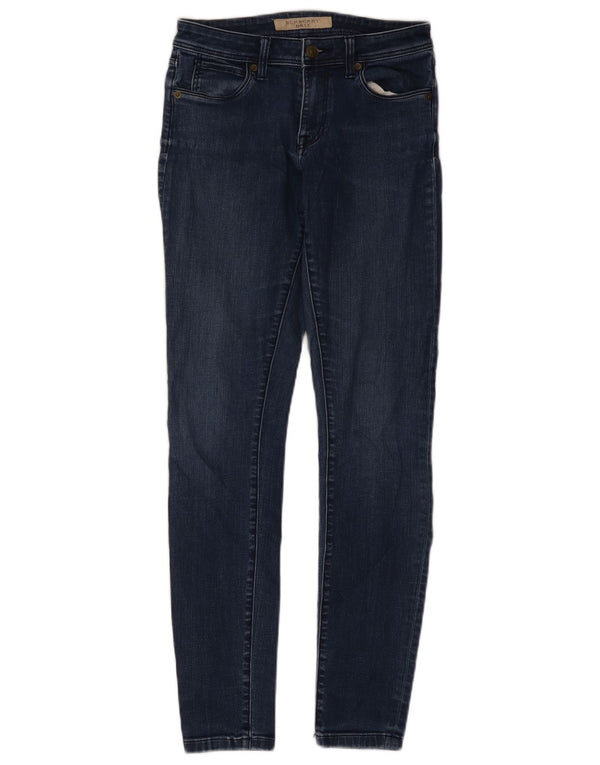 Burberry Womens Skinny Jeans W27 L31 Blue Cotton