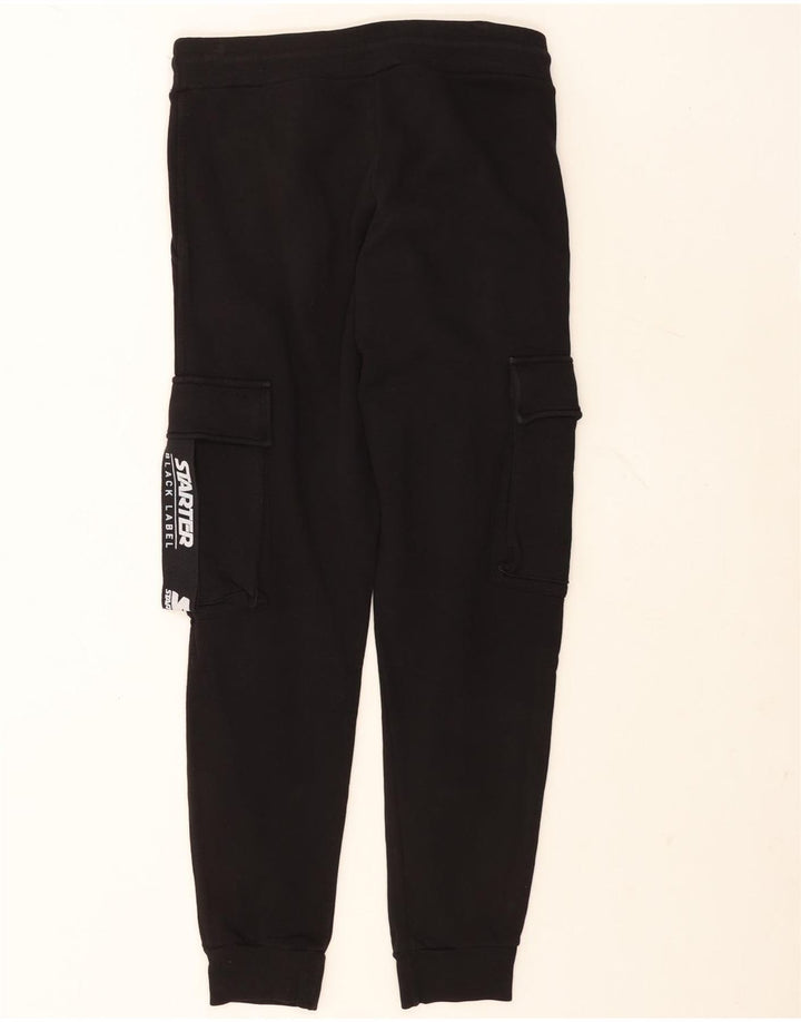 Starter Mens Graphic Cargo Tracksuit Trousers Joggers Medium  Black Cotton