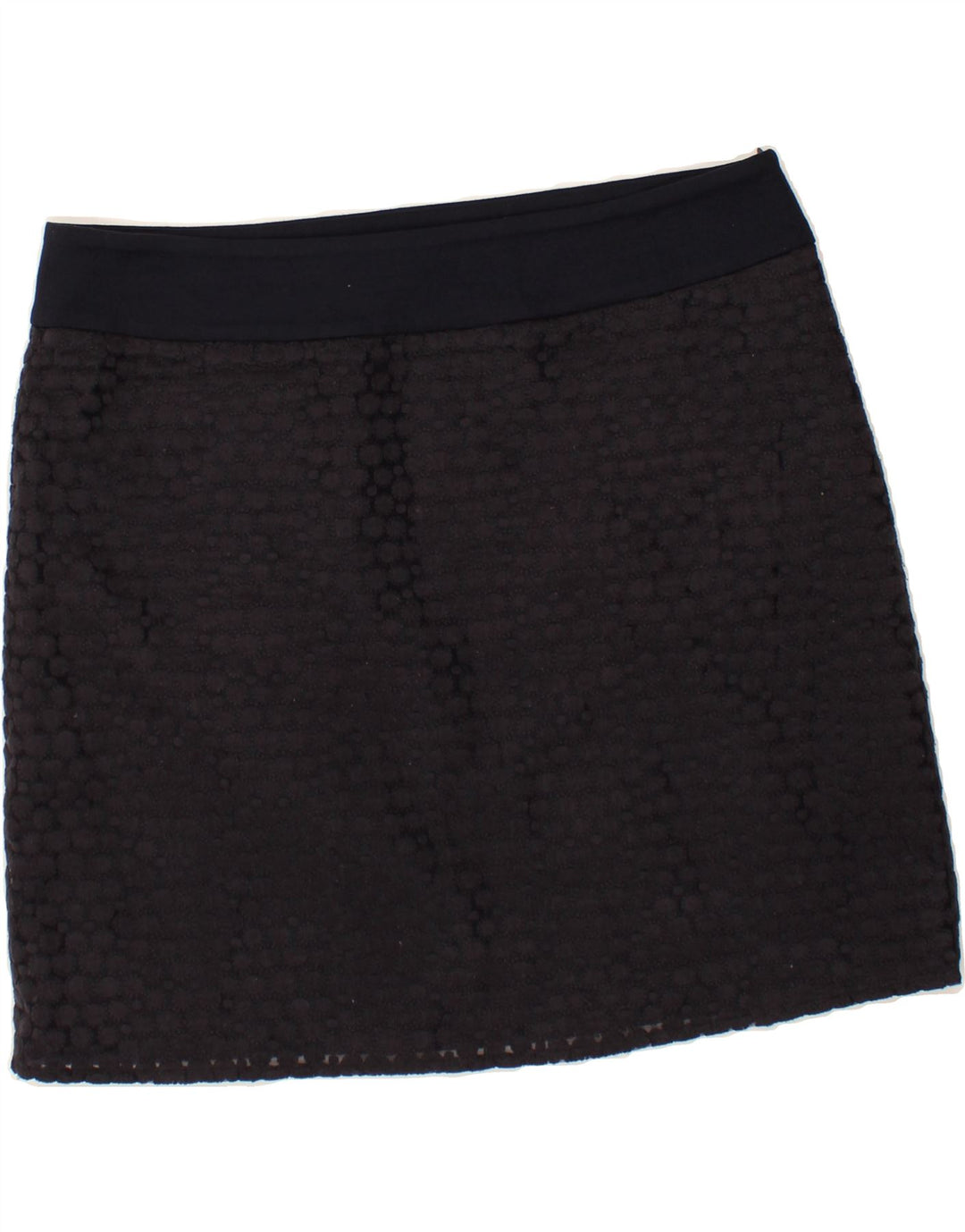 WINDSOR Womens Mini Skirt W42 3XL Navy Blue Spotted Vintage Windsor and Second-Hand Windsor from Messina Hembry 