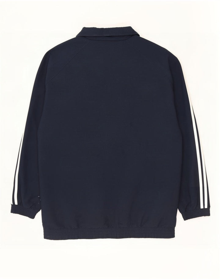 Adidas Mens Tracksuit Top Jacket 2XL Navy Blue Polyester
