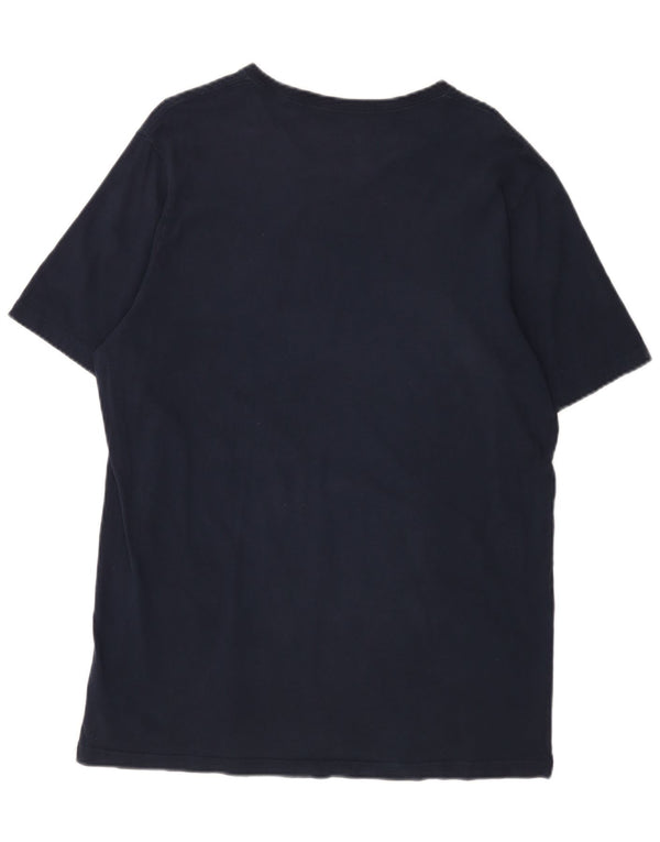 CONVERSE Mens T-Shirt Top XL Navy Blue Cotton