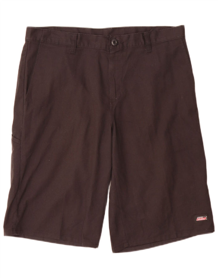Dickies Mens Regular Chino Shorts W34 Large Brown Polyester