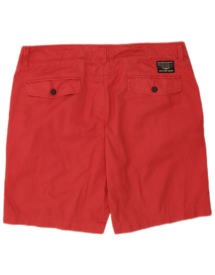 Replay Mens Chino Shorts W36 Large Red
