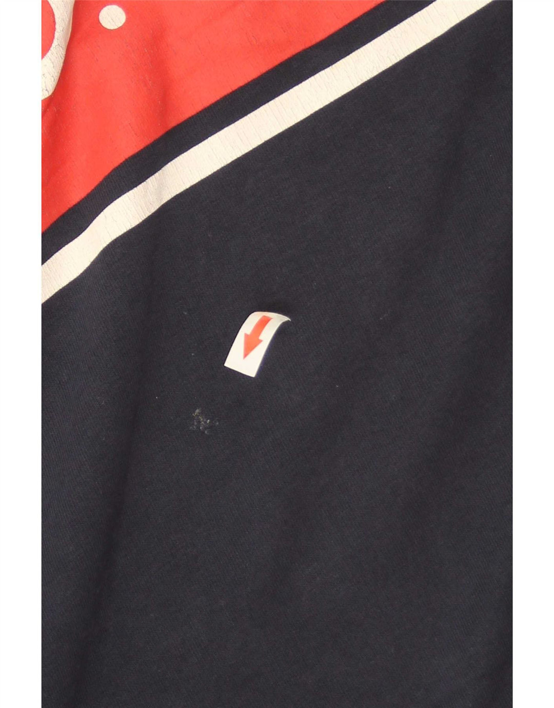 Marks & Spencer Womens Graphic Sweatshirt Jumper UK 14 Medium Navy Blue