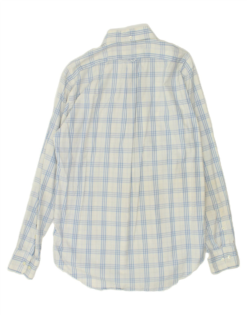 MASSIMO DUTTI Mens Shirt Size 40 Medium Blue Check Cotton | Vintage Massimo Dutti | Thrift | Second-Hand Massimo Dutti | Used Clothing | Messina Hembry 