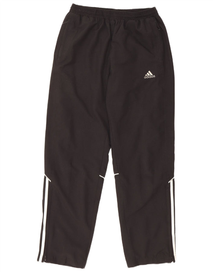 Adidas Mens Tracksuit Trousers Medium  Black Polyester