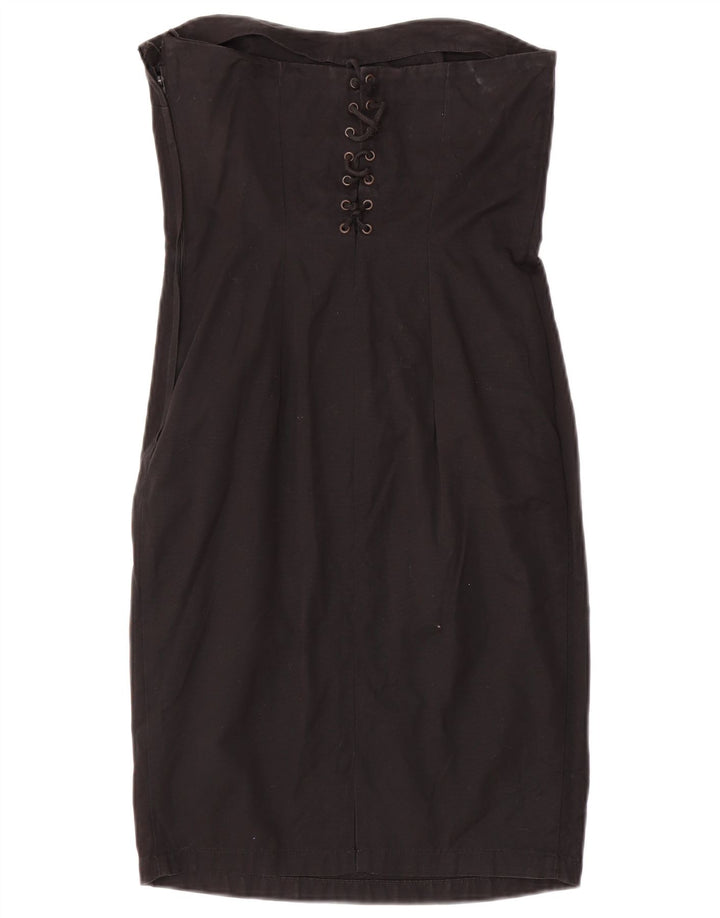 Massimo Rebecchi Womens Strapless Dress UK 8 Small Black