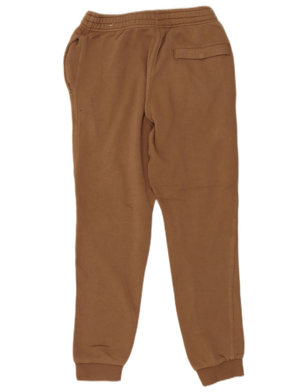 Nike Mens Tracksuit Trousers Joggers Small Beige Cotton