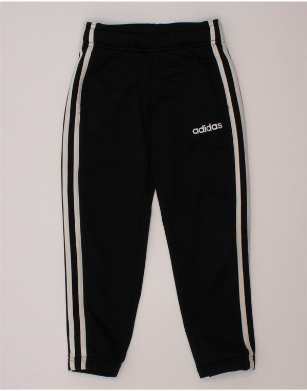 Adidas Boys Climalite Tracksuit Trousers 5-6 Years  Black Polyester