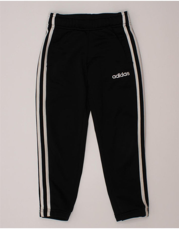 Adidas Boys Climalite Tracksuit Trousers 5-6 Years  Black Polyester
