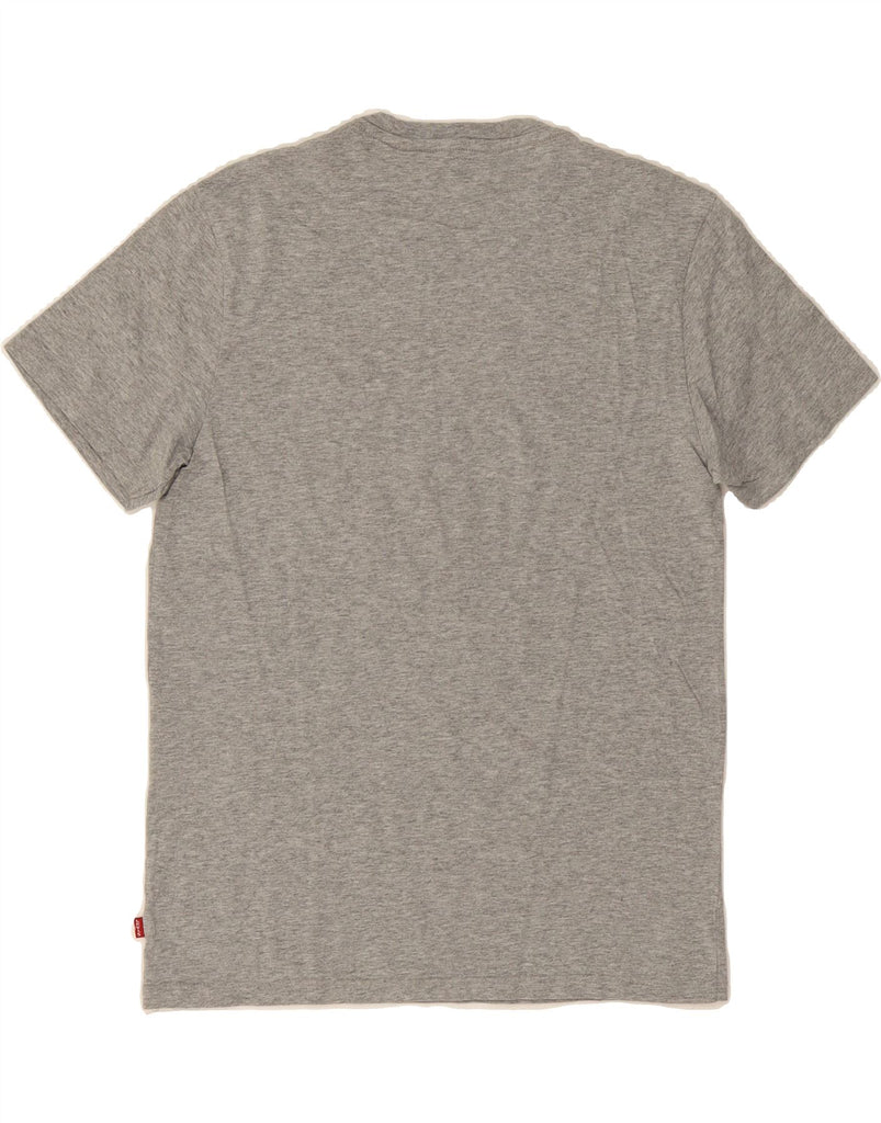 LEVI'S Mens Graphic T-Shirt Top Small Grey Cotton Vintage Levi's and Second-Hand Levi's from Messina Hembry 