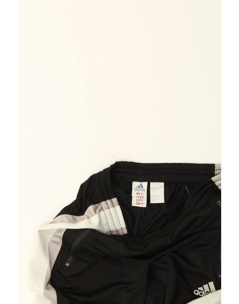 ADIDAS Mens Tracksuit Trousers Large  Black Colourblock Polyester Vintage Adidas and Second-Hand Adidas from Messina Hembry 