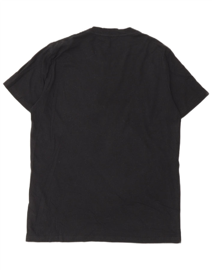 Converse Mens Graphic T-Shirt Top Small Black Cotton