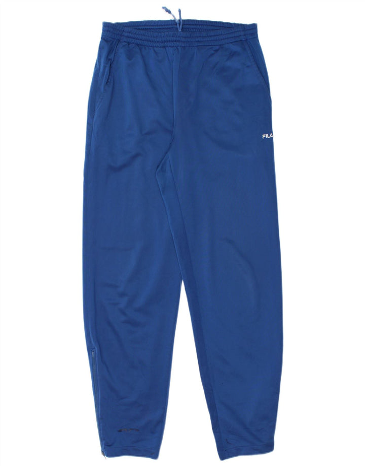 Fila Womens Tracksuit Trousers IT 44 Medium  Blue Polyester