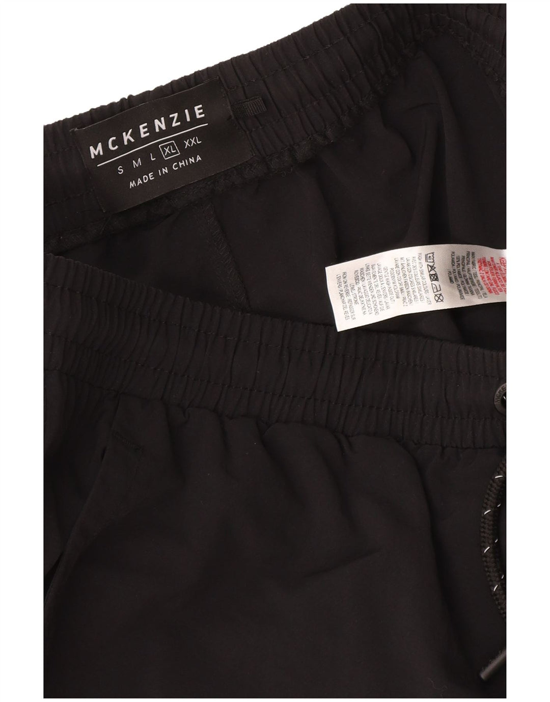Mckenzie Mens Joggers Cargo Trousers XL W36 L30 Black Polyamide