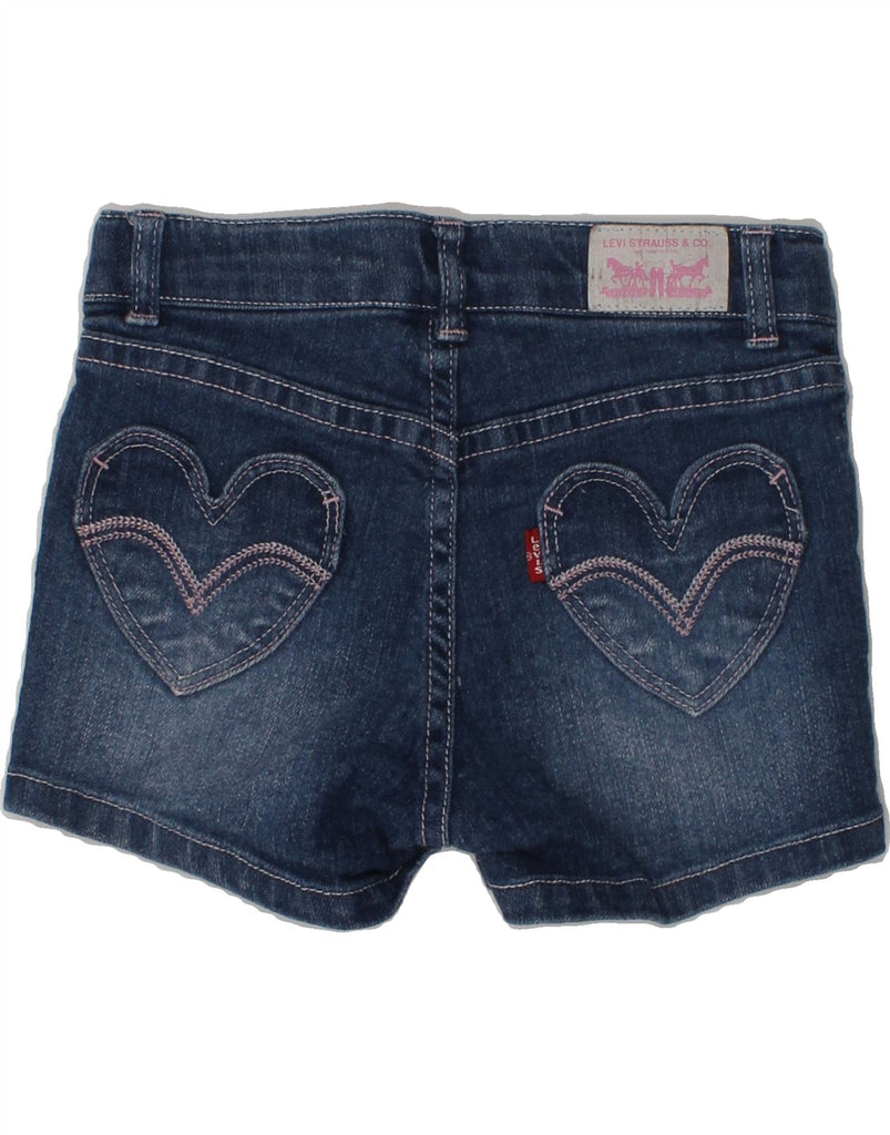 LEVI'S Girls Denim Shorts 5-6 Years W22 Blue Ramie | Vintage Levi's | Thrift | Second-Hand Levi's | Used Clothing | Messina Hembry 