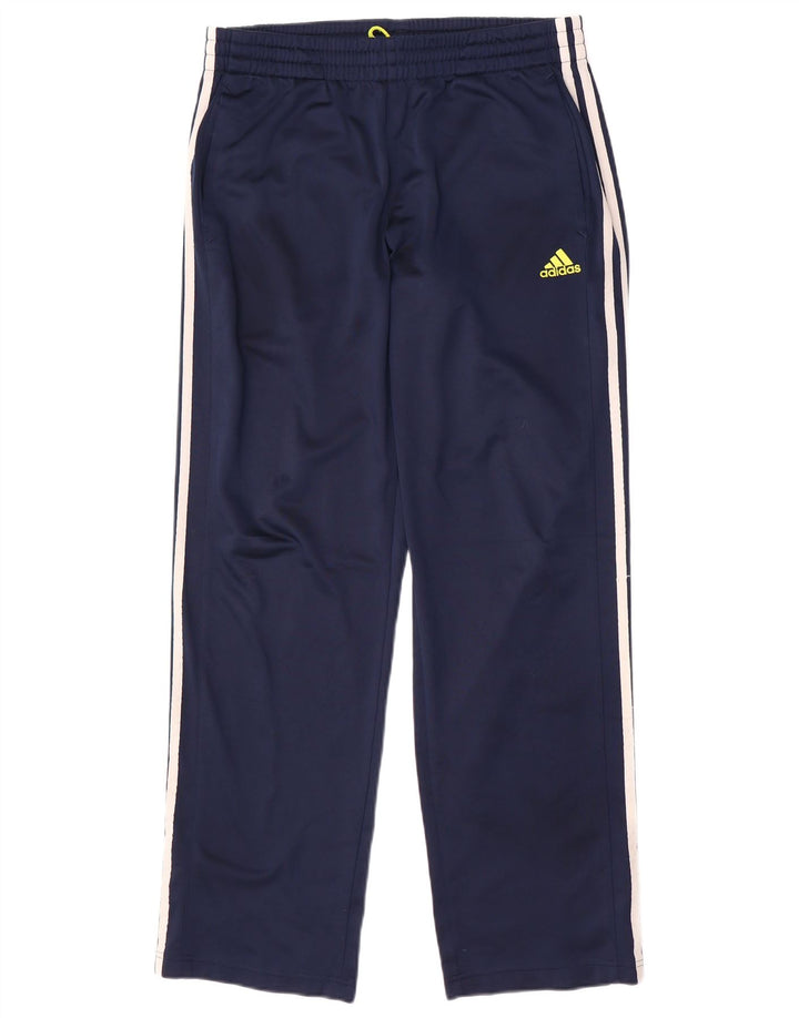 ADIDAS Mens Tracksuit Trousers UK 40/42 Medium  Navy Blue Polyester