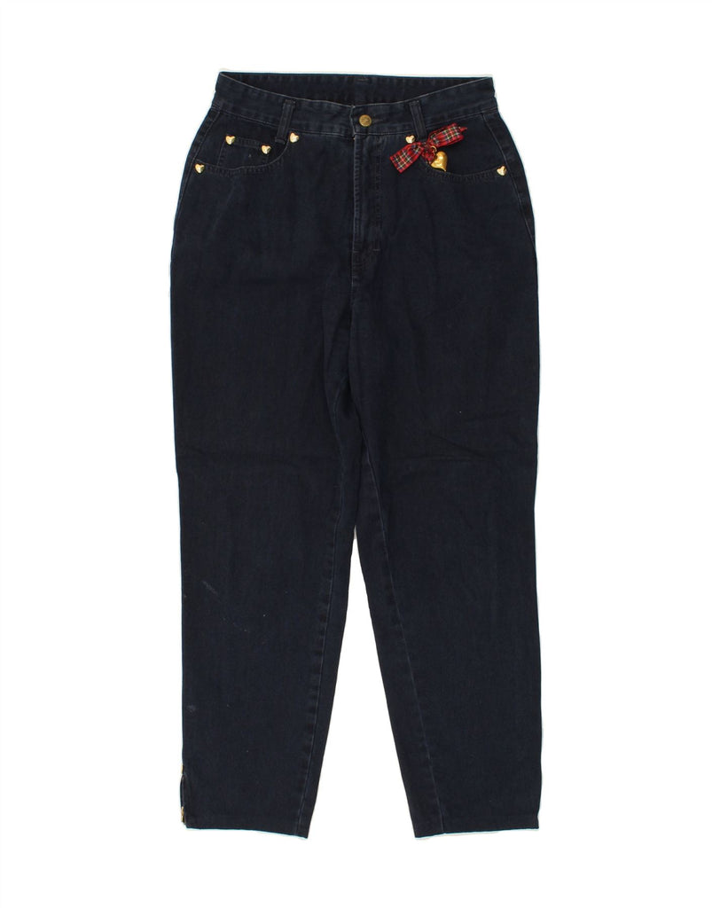 MAC Womens Tapered Jeans IT 40 Small W28 L27 Navy Blue Cotton Vintage Mac and Second-Hand Mac from Messina Hembry 