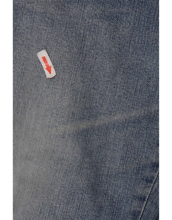 WRANGLER Mens Texas Stretch Straight Jeans W36 L30 Blue Cotton
