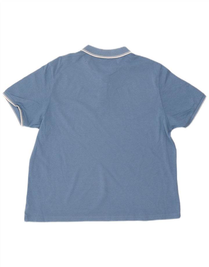 Ben Sherman Mens Polo Shirt XL Blue Cotton