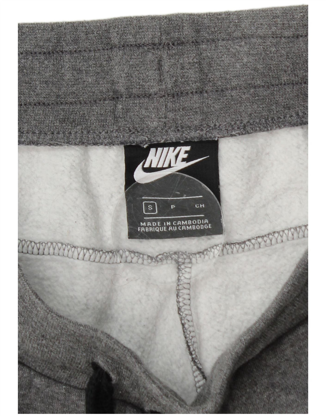 Nike Mens Graphic Tracksuit Trousers Joggers Small Grey Cotton
