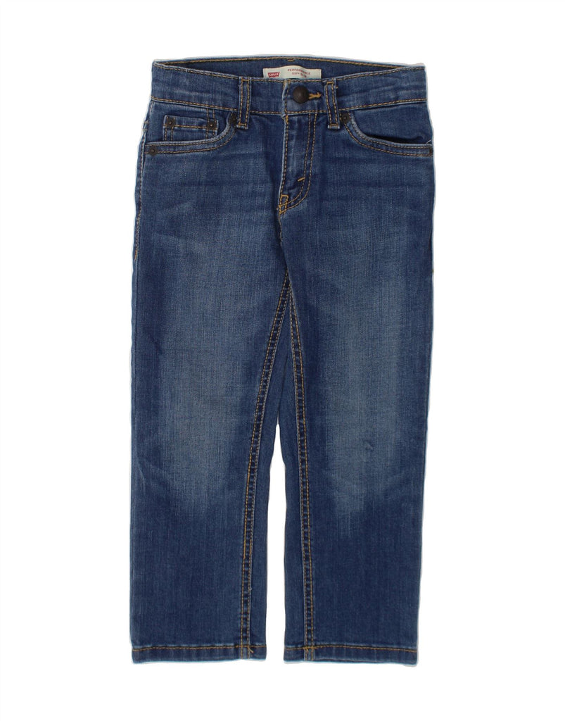 LEVI'S Boys 511 Slim Jeans 3-4 Years W20 L17 Blue Cotton Vintage Levi's and Second-Hand Levi's from Messina Hembry 