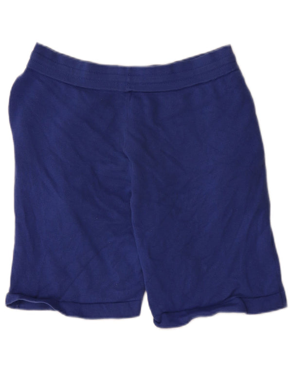Zara Mens Sport Shorts Medium Blue Cotton