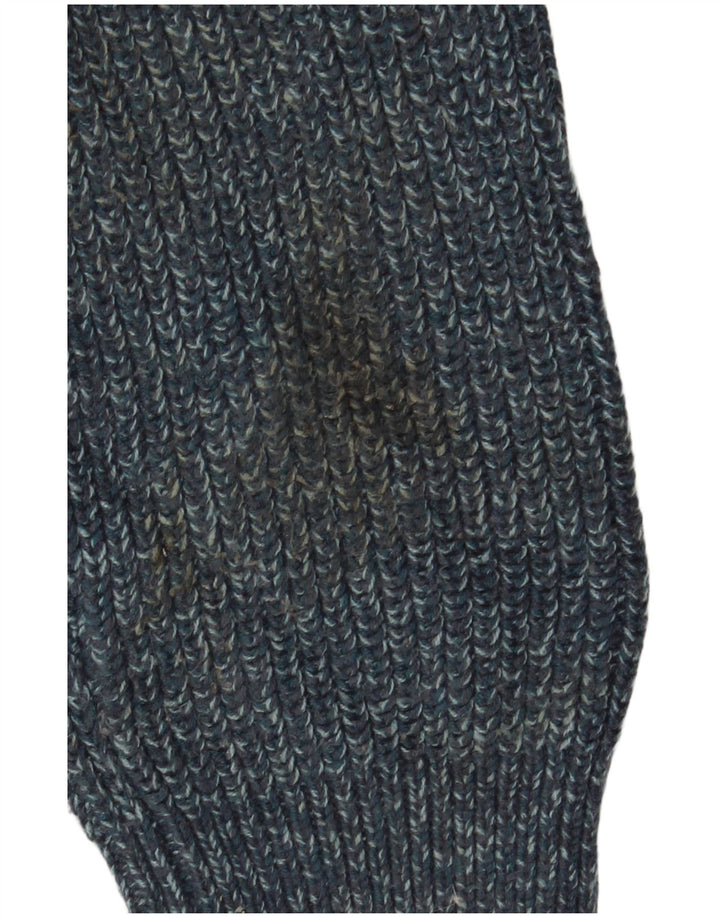 Marks & Spencer Mens Crew Neck Jumper Sweater 2XL Blue Flecked Acrylic