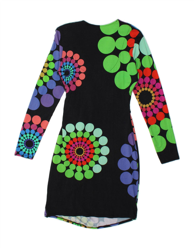 DESIGUAL Womens Abstract Pattern Wrap Dress UK 14 Large Multicoloured Vintage Desigual and Second-Hand Desigual from Messina Hembry 