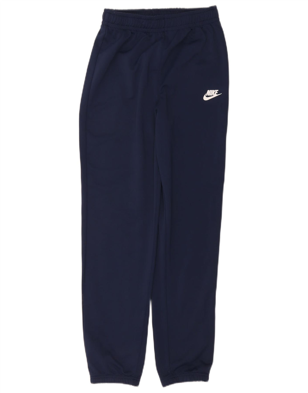 NIKE Boys Tracksuit Trousers Joggers 13-14 Years XL Navy Blue Polyester