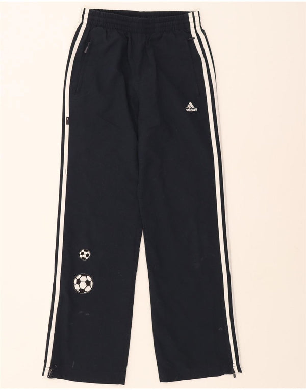Adidas Boys Tracksuit Trousers 11-12 Years  Navy Blue Polyester